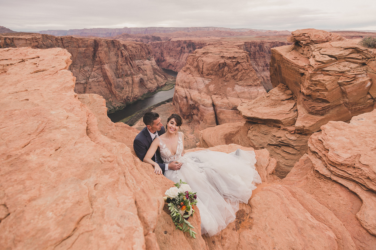 wedding portraits in Page, AZ with Taylor Made Photography