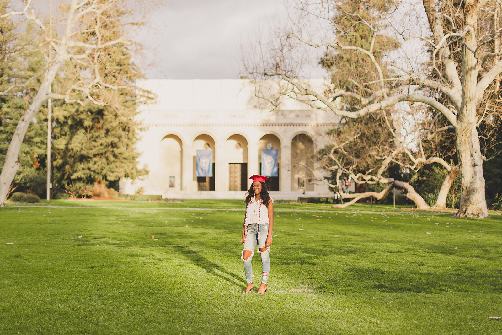 Pomona College senior portraits by Taylor Made Photography